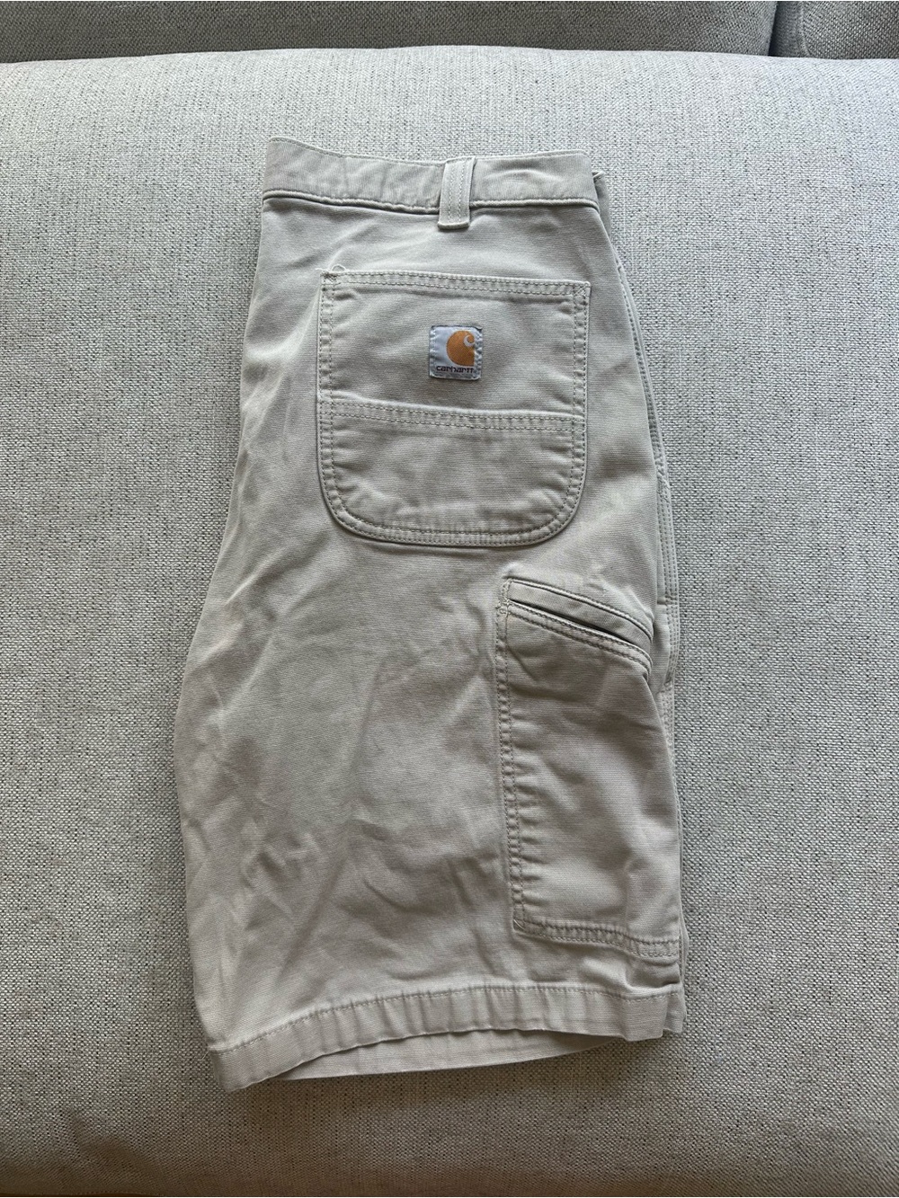 Carhartt Relaxed Fit Grey Shorts Men’s 36”